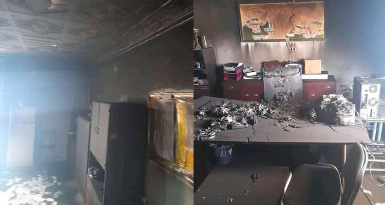 بعد سرقة وحرق مكتب المدير: إيقاف حارسي إعدادية العيون للاشتباه فيهما 