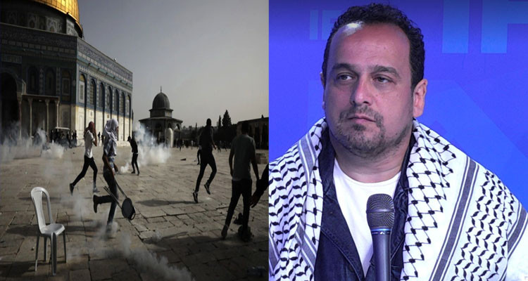 بالكوفية الفلسطينية: مراد الزغيدي يكشف موقفه مما يحدث في القدس