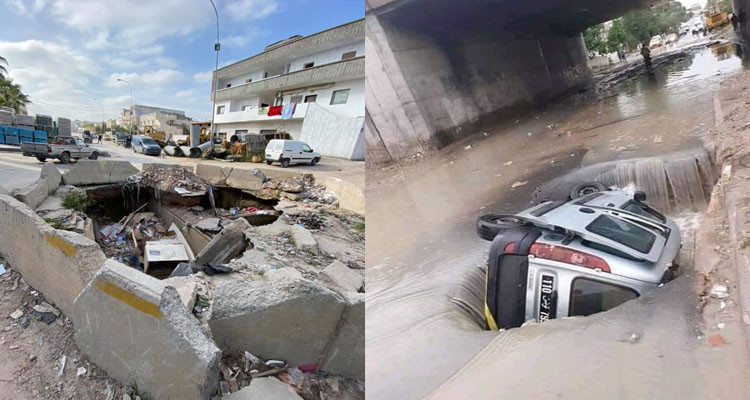 قريبا: انطلاق أشغال إصلاح حفرة الكبارية التي ابتلعت سيارة سنة 2020