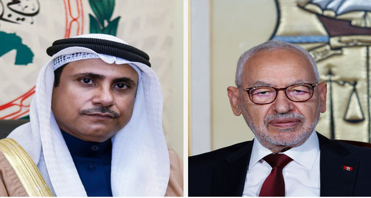 الغنوشي يؤكد ضرورة وحدة الصف العربي ضدّ انتهاكات جيش الاحتلال