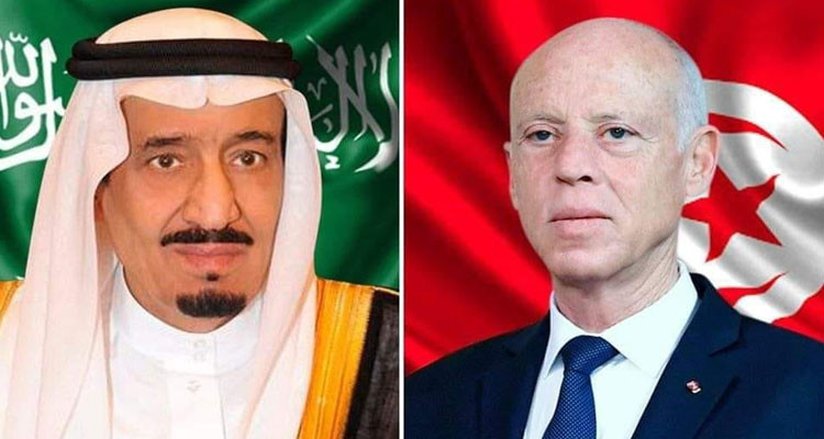 العاهل السعودي يبارك الخطوات التي أقدم عليها رئيس الجمهورية قيس سعيّد