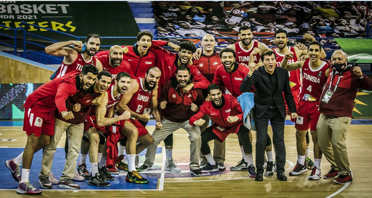 قائمة المنتخب التونسي في أفروباسكات 2021