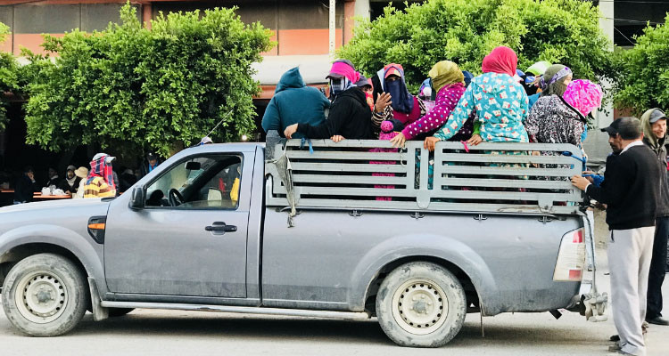 بنزرت-جومين: إصابة 15 شخصا بينهم عاملات فلاحيات في حادث مرور