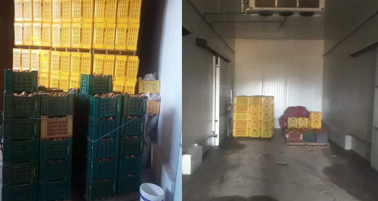 نابل: حجز 380 طنا من البطاطا بمخازن تبريد عشوائية