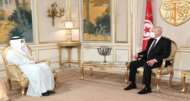 سعيد خلال استقباله وزير الخارجية الكويتي: تونس تتطلع إلى الدعم الاقتصادي والمالي الكويتي