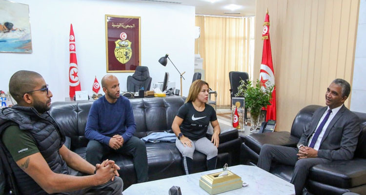 وزير الرياضة يؤكد للبطلين كتيلة وروعة التليلي حرصه على حل كل الاشكاليات