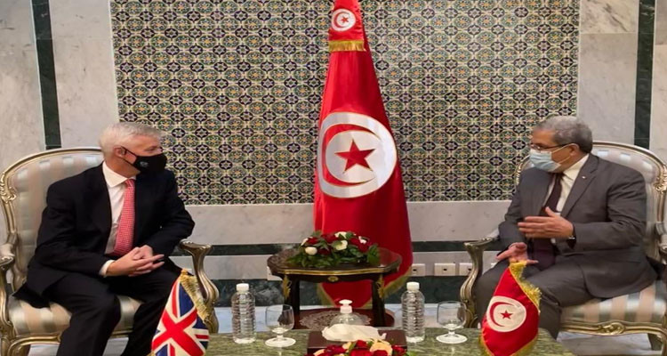 سفير بريطانيا يؤكد استعداد بلاده لمزيد دعم علاقاتها مع تونس 