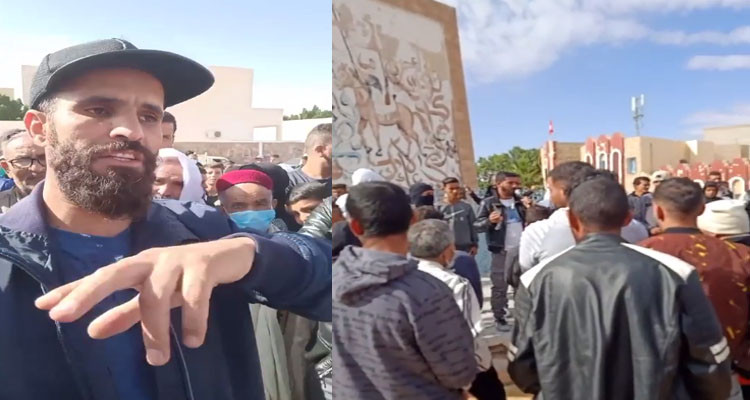 تطاوين: وقفة احتجاجية وسط المدينة للمطالبة بتنفيذ اتفاق 8 نوفمبر الماضي