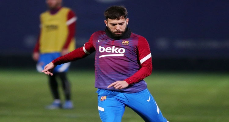 إصابة نجم برشلونة جوردي ألبا بفيروس كورونا