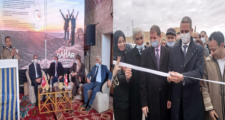 قابس: وزير السياحة يدشن مسلك المشي على الاقدام لوجهة الظاهر