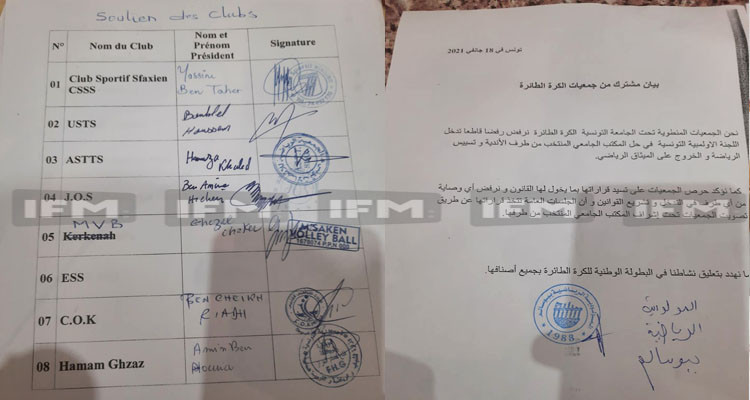 الكرة الطائرة: 37 جمعية ترفض تدخل اللجنة الأولمبية في حل المكتب الجامعي وتهدد