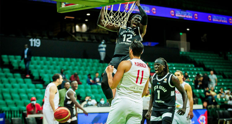 المنتخب التونسي ينهزم أمام جنوب السودان في تصفيات مونديال كرة السلة