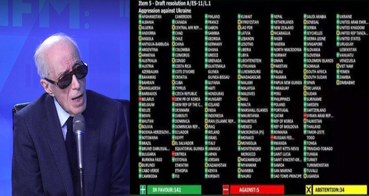 ونيس: أحنا عرضنا على إسرائيل أنا مستعدين للسلام... ونفس المشكل مطروح بين روسيا والناتو