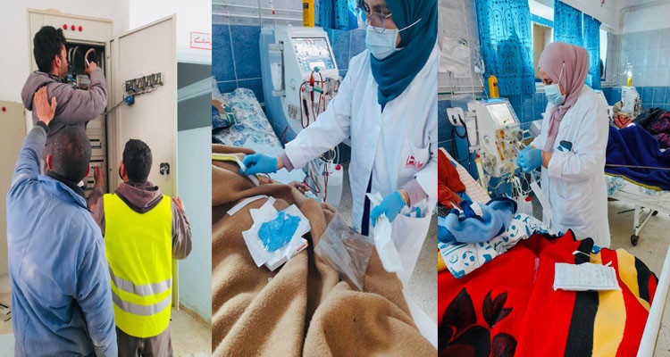 مستشفى جندوبة: استئناف نشاط قسم تصفية الدم بعد إصلاح عطب طرأ على شبكة الكهرباء