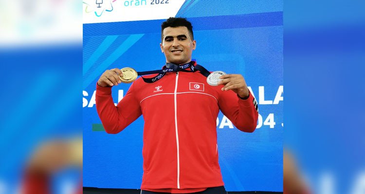 الألعاب المتوسطية: الرباع أيمن باشا يحصد ذهبية النتر وفضية الخطف