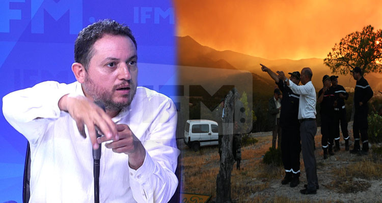 طارق يكشف أسباب دوي الانفجارات التي سمعت خلال حريق جبل بوقرنين