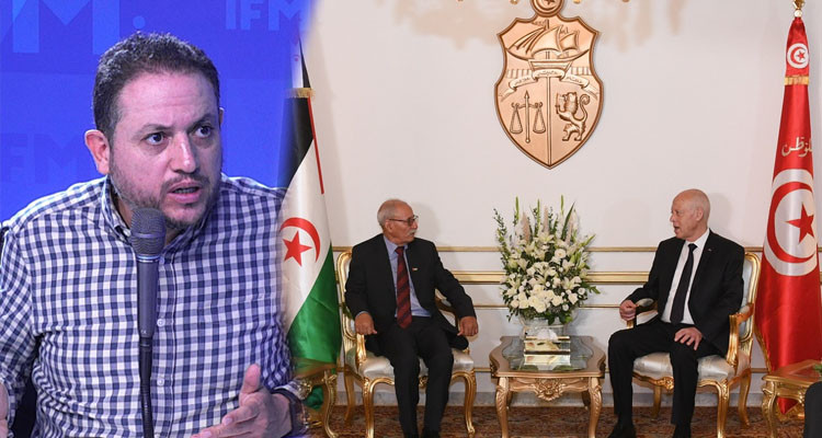 طارق: قيس سعيد بالغ باستقبال ممثل الصحراويين بنفسه والجلوس معه كند له