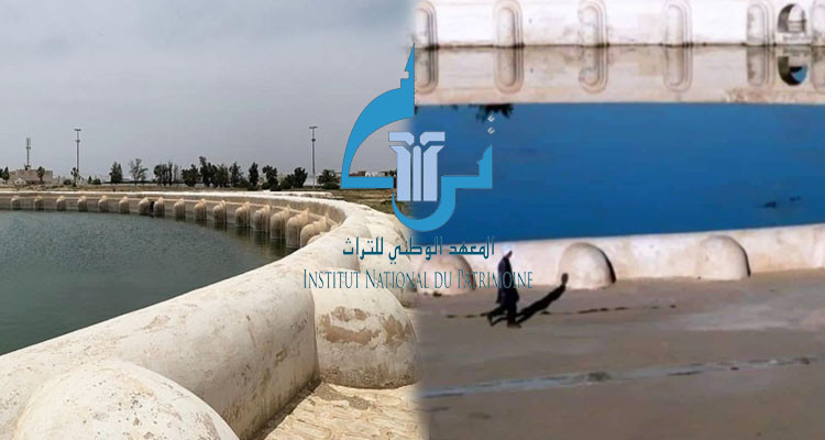 معهد التراث يوضح حول الجدل القائم بخصوص طلاء فسقية الأغالبة بالجير