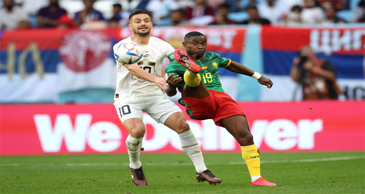 الكاميرون يتعادل مع صربيا في مباراة ماراطونية شهدت 6 أهداف