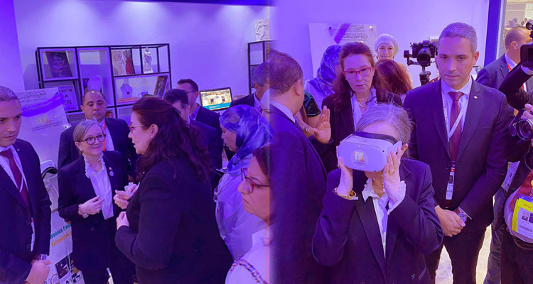 رئيسة الحكومة تزور القرية التونسية للفرنكوفونية