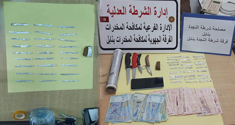 نابل: كمين محكم يقود إلى الإطاحة بمروج مخدرات في دار شعبان