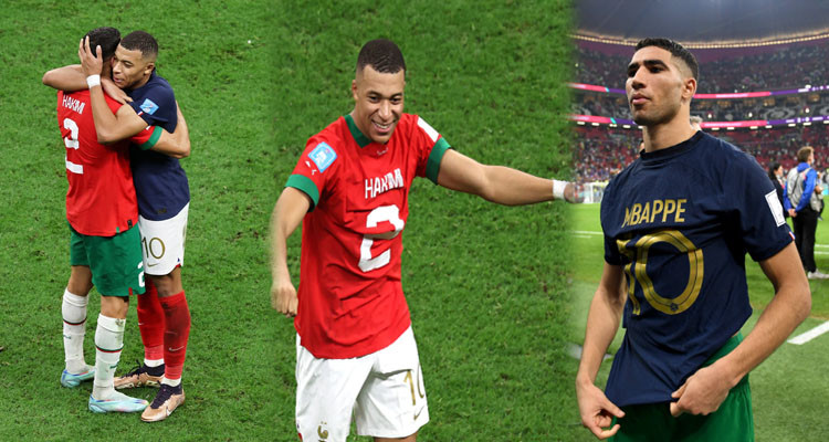 هذا ما قاله مبابي لأشرف حكيمي بعد خروج المغرب من نصف نهائي المونديال