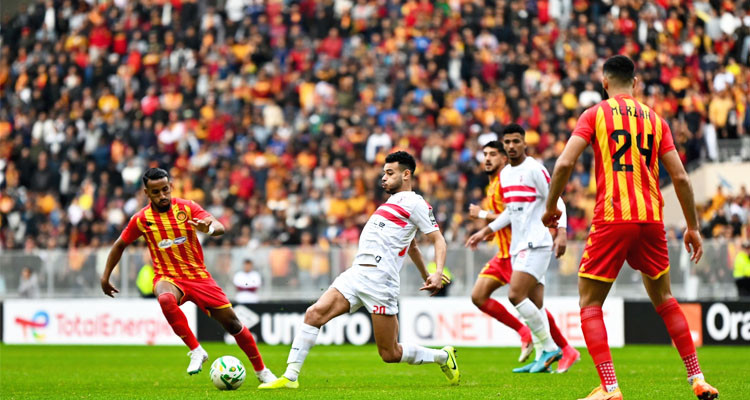 الترجي يواصل التحليق منفردا في صدارة مجموعته بعد الفوز على الزمالك بثنائية