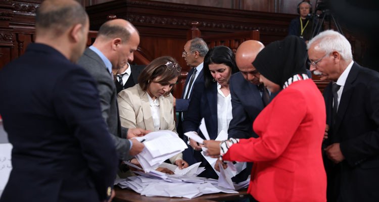 النتائج الكاملة للدورة الأولى لانتخاب رئيس البرلمان ونائبيه وقائمة المترشحين للدورة الثانية