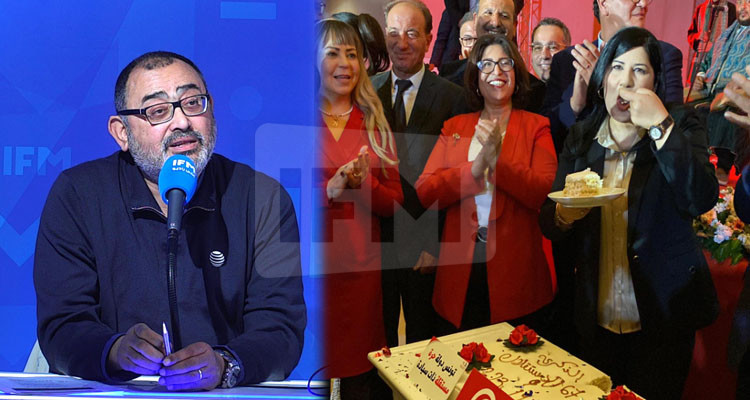 سفيان: عبير موسي ماتنجمش تتحمل حتى في 20 مارس موقف ماهوش كاراكوزي على شاكلتها