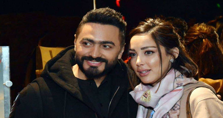بسمة بوسيل تعلن رسميا طلاقها من تامر حسني...