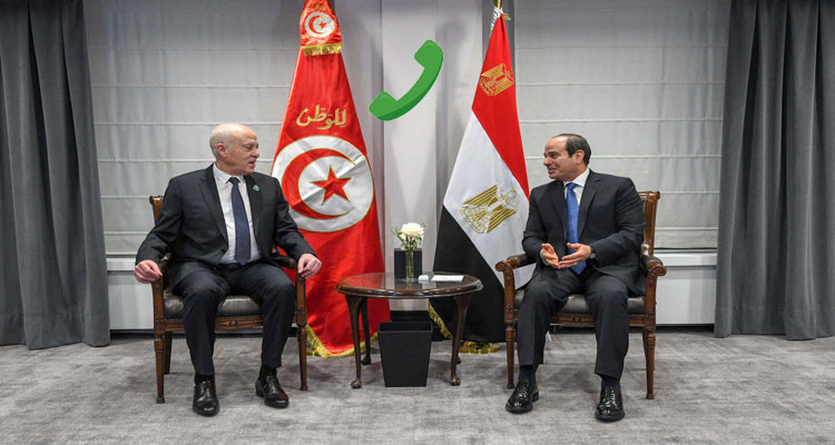الرئيس سعيد يتبادل تهاني عيد الأضحى مع نظيره المصري عبد الفتاح السيسي