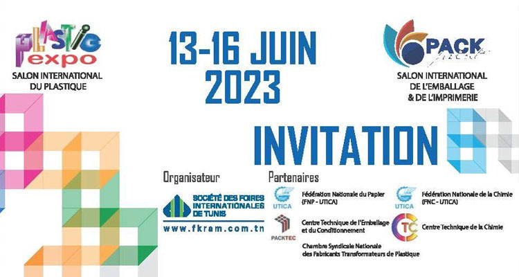 Plastic Expo et Pack Print.. du 13 au 16 JUIN 2023 au Parc des Expositions du Kram