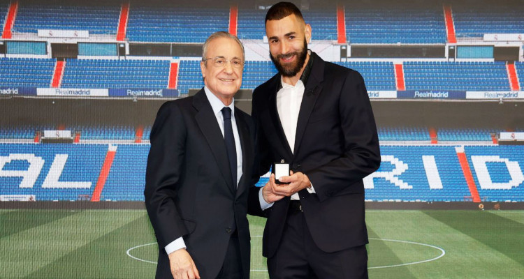 بيريز لبنزيمة: وصلت كطفل وترحل اليوم وقد أصبحت أحد أكبر أساطيرنا