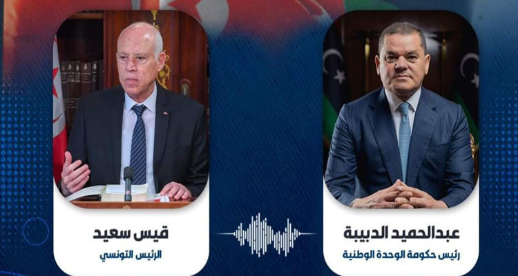 الدبيبة يجري اتصالا هاتفيا مع الرئيس سعيد لتبادل التهاني بعيد الأضحى