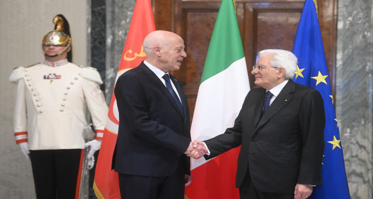 فحوى لقاء رئيس الجمهورية قيس سعيد بنظيره الإيطالي ماتيريلا