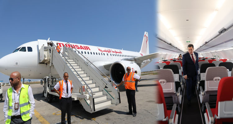 كان في استقبالها وزير النقل: الخطوط التونسية تتسلم طائرة جديدة