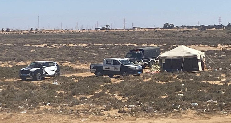 خلو المنطقة الحدودية بين تونس وليبيا من أي مهاجر غير نظامي