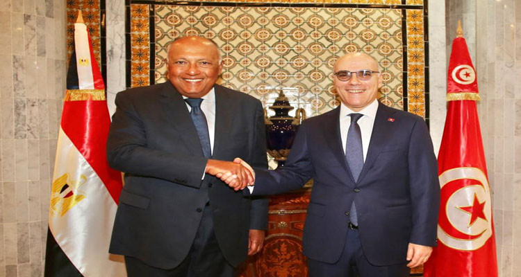 وزيرا خارجية تونس ومصر يؤكّدان على أهمية الإسراع في تنفيذ اتفاقات اللجنة العليا المشتركة
