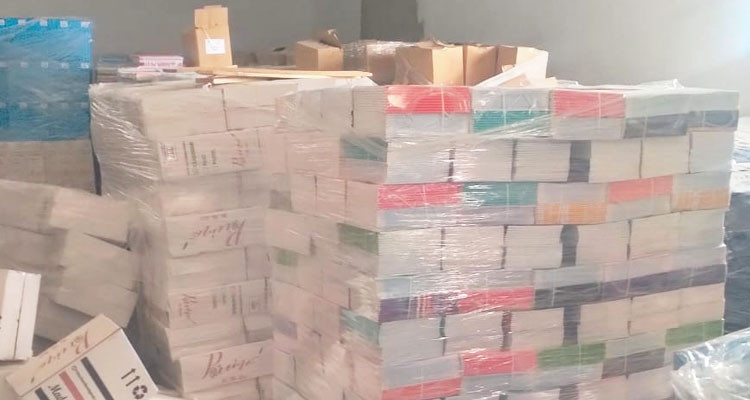 البطان: الاحتفاظ بصاحب محل لخزن المواد المدرسية
