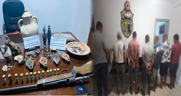 بنزرت: كشف شبكة مختصة في التنقيب عن الآثار والاحتفاظ بـ7 من عناصرها