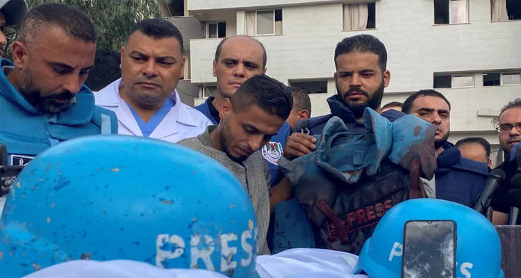 ارتفاع عدد الش/هد/اء من الصحفيين الــفــلــ/س/طيــنيين إلى 24 صحفي