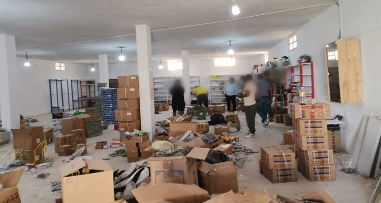 أريانة-المنيهلة: حجز بضائع مهربة بقيمة مليار