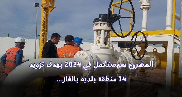 إعطاء إشارة انطلاق تزويد بنزرت بالغاز الطبيعي انطلاقا من محطة المبطوح