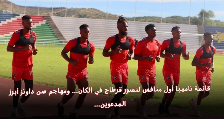 قائمة منتخب ناميبيا منافس نسور قرطاج الأول في كأس أمم افريقيا 