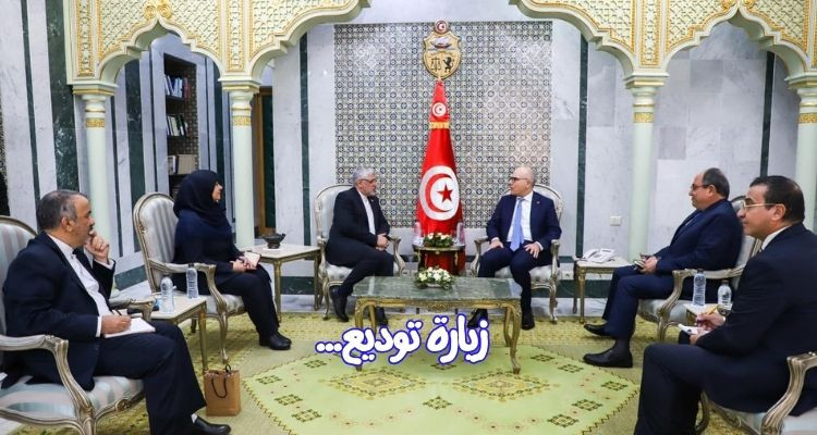 السفير الإيراني يؤدي زيارة توديع لوزير الخارجية بمناسبة انتهاء مهامه بتونس