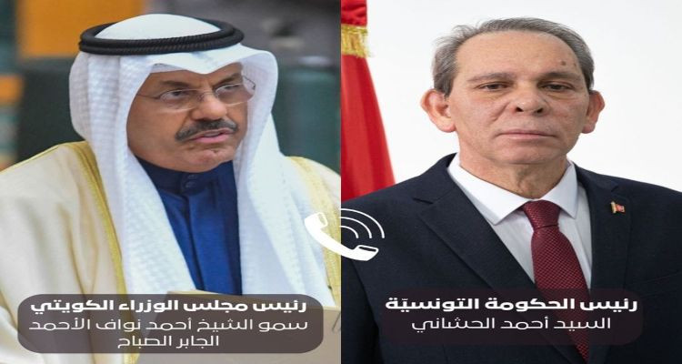 في اتصال هاتفي: رئيس الحكومة يقدم تعازيه الى رئيس مجلس الوزراء الكويتي 