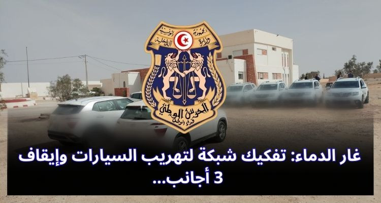 غار الدماء: تفكيك شبكة لتهريب السيارات وإيقاف 3 أجانب