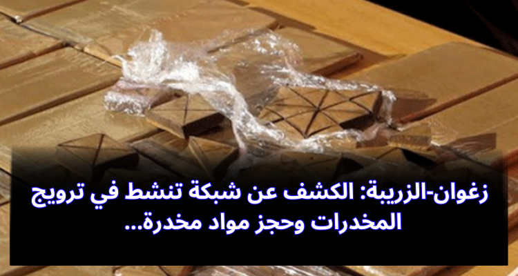 زغوان-الزريبة: الكشف عن شبكة تنشط في ترويج المخدرات وحجز مواد مخدرة