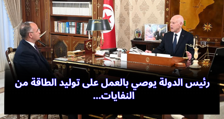 رئيس الدولة يوصي بالعمل على توليد الطاقة من النفايات