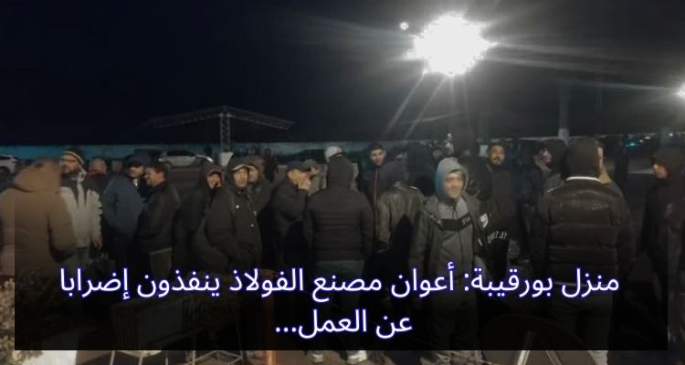 منزل بورقيبة: أعوان مصنع الفولاذ ينفذون إضرابا عن العمل 